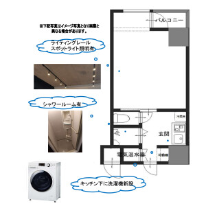 1R {building type} in Dogenzaka - Shibuya-ku Floorplan