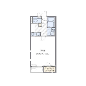 1K Apartment in Shiboku - Kawasaki-shi Miyamae-ku Floorplan