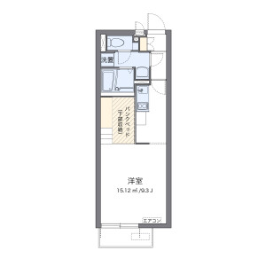1R Apartment in Jindaijikitamachi - Chofu-shi Floorplan