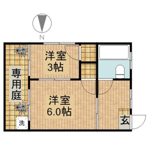 2K 아파트 in Izumi - Suginami-ku Floorplan