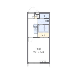 1K Apartment in Nakanoshimacho - Mobara-shi Floorplan