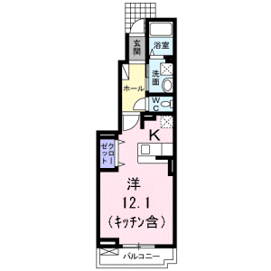 1R Apartment in Koyama - Nerima-ku Floorplan