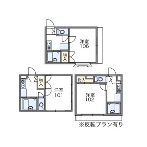 1K Apartment in Fukakusasujikaibashiminami - Kyoto-shi Fushimi-ku Floorplan