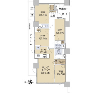3SLDK {building type} in Niijuku - Katsushika-ku Floorplan