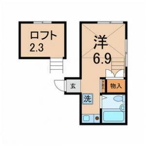 1R Apartment in Minamimagome - Ota-ku Floorplan