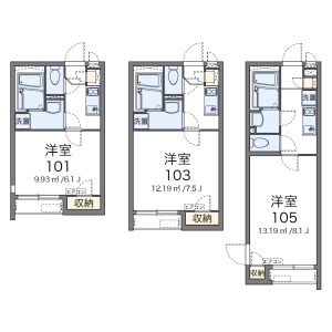 1K Apartment in Tamagawa - Chofu-shi Floorplan