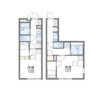 1K Apartment in Amanuma - Suginami-ku Floorplan