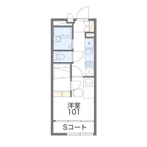 1K Apartment in Kitazawa - Setagaya-ku Floorplan