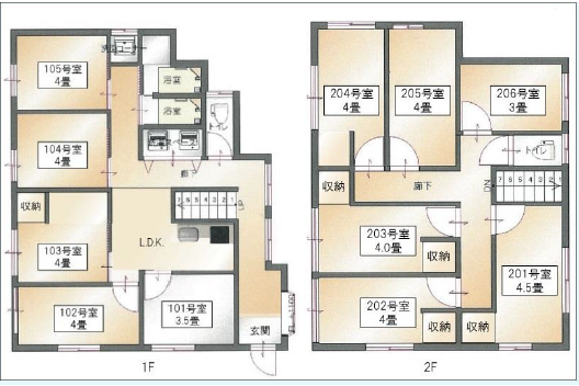 Whole Building Apartment to Buy in Yokohama-shi Isogo-ku Floorplan