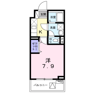 1K Mansion in Kamata - Ota-ku Floorplan