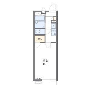 1K Apartment in Azumacho - Higashimatsuyama-shi Floorplan