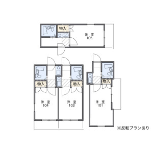 1K Apartment in Todoroki - Setagaya-ku Floorplan