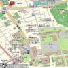 文京区出租中的1K公寓大厦 交通地图