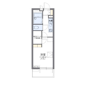 1K Mansion in Shimonijitcho - Kitakyushu-shi Moji-ku Floorplan