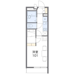 1K Mansion in Kawanishi - Nagoya-shi Moriyama-ku Floorplan