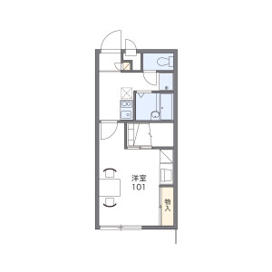1K Apartment in Yamazaki - Noda-shi Floorplan
