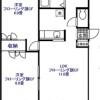 2LDK Apartment to Rent in Noda-shi Floorplan