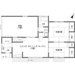 2LDK {building type} in Narusawamuraichien - Minamitsuru-gun Narusawa-mura Floorplan