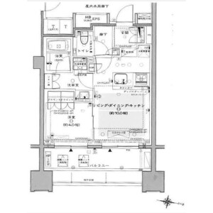 1LDK Mansion in Nibancho - Chiyoda-ku Floorplan