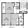 2DK Apartment to Rent in Saku-shi Floorplan