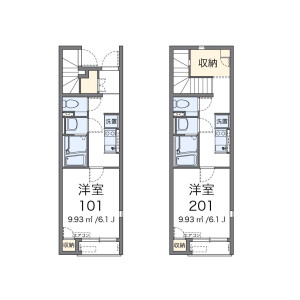 1K Apartment in Ogikubo - Suginami-ku Floorplan