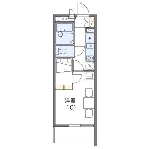 1K Apartment in Yamawakicho - Nagoya-shi Showa-ku Floorplan