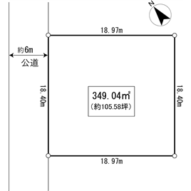  Land only in Oharadai - Isumi-shi Floorplan