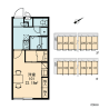1K Apartment to Rent in Nakagami-gun Nishihara-cho Layout Drawing