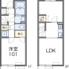 2LDK Apartment to Rent in Honjo-shi Floorplan
