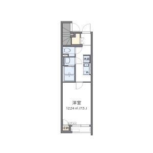 1K Apartment in Asahicho - Akishima-shi Floorplan