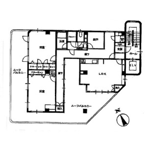 2SLDK Mansion in Maboricho - Yokosuka-shi Floorplan