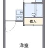 橫濱市南區出租中的1K公寓 房屋格局