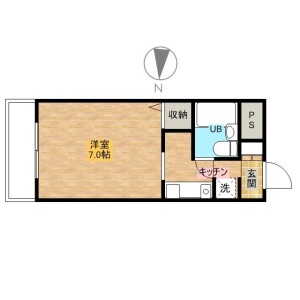 1K Mansion in Nakacho - Meguro-ku Floorplan