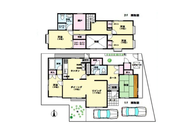 5LDK House to Rent in Setagaya-ku Floorplan