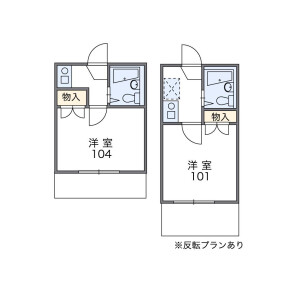 1K Apartment in Koyama - Shinagawa-ku Floorplan