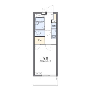 1K Mansion in Tajiri - Ichikawa-shi Floorplan