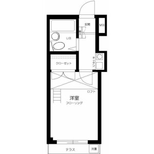 1K 맨션 in Wakabayashi - Setagaya-ku Floorplan