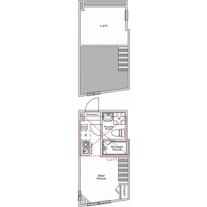 1R Apartment in Umejima - Adachi-ku Floorplan