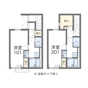 1K Apartment in Kamisaginomiya - Nakano-ku Floorplan