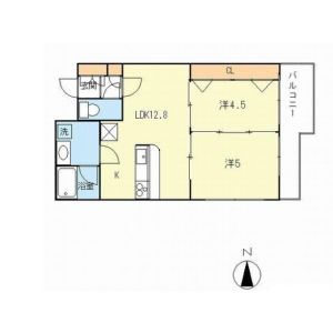2LDK Mansion in Suenaga - Kawasaki-shi Takatsu-ku Floorplan