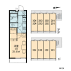 1K Apartment to Rent in Hatogaya-shi Floorplan
