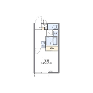 1K Mansion in Nishinokyo koboriikecho - Kyoto-shi Nakagyo-ku Floorplan