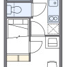 1K Apartment to Rent in Kasukabe-shi Floorplan