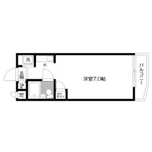 1K Mansion in Iko - Adachi-ku Floorplan