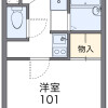 1K Apartment to Rent in Naha-shi Floorplan