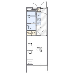 1K Apartment in Irie - Yokohama-shi Kanagawa-ku Floorplan