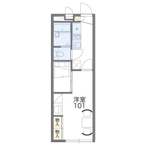 1K Apartment in Hoshidakita - Katano-shi Floorplan