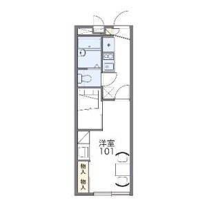 1K Apartment in Furukawa nakazato - Osaki-shi Floorplan