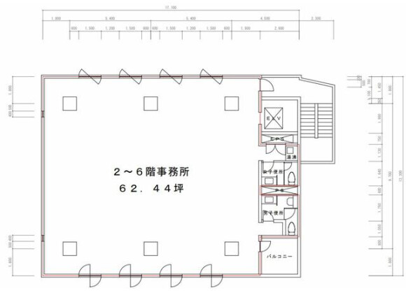 Office Office to Rent in Koto-ku Floorplan