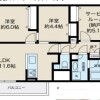 2SLDK Apartment to Buy in Osaka-shi Kita-ku Floorplan